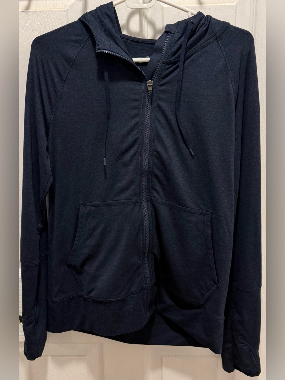 Athleta Full-Zip Hoodie in Deep Navy - Size Medium